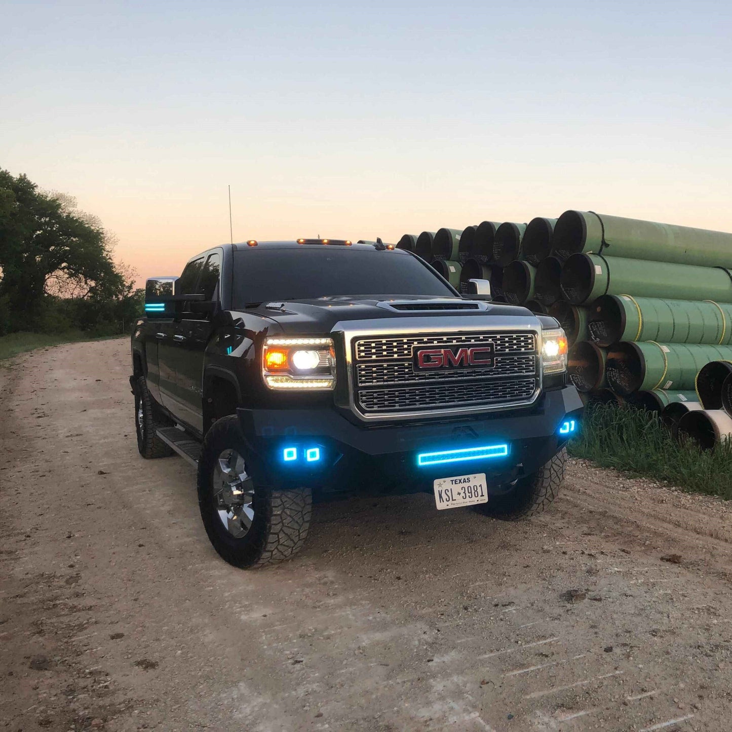 21.5" Curved RGB Chasing Halo Light Bar-0