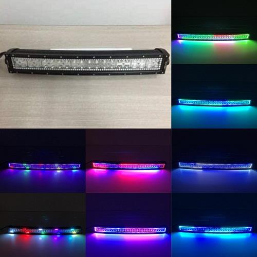 21.5" Curved RGB Chasing Halo Light Bar-1