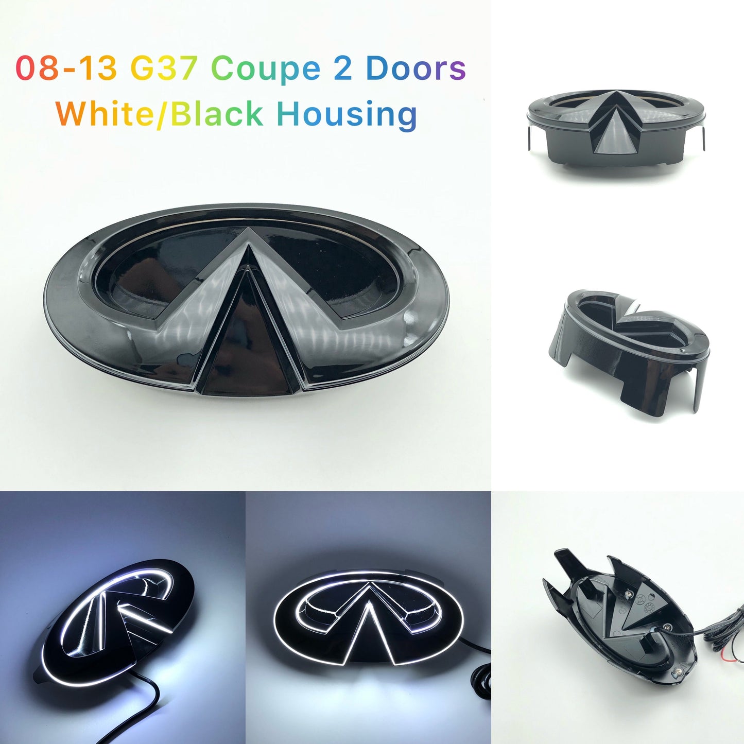 Infiniti logo car led front emblem light-18