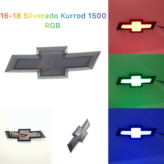 Chevy logo Silverado kurrod 1500 front led chevrolet logo light-1