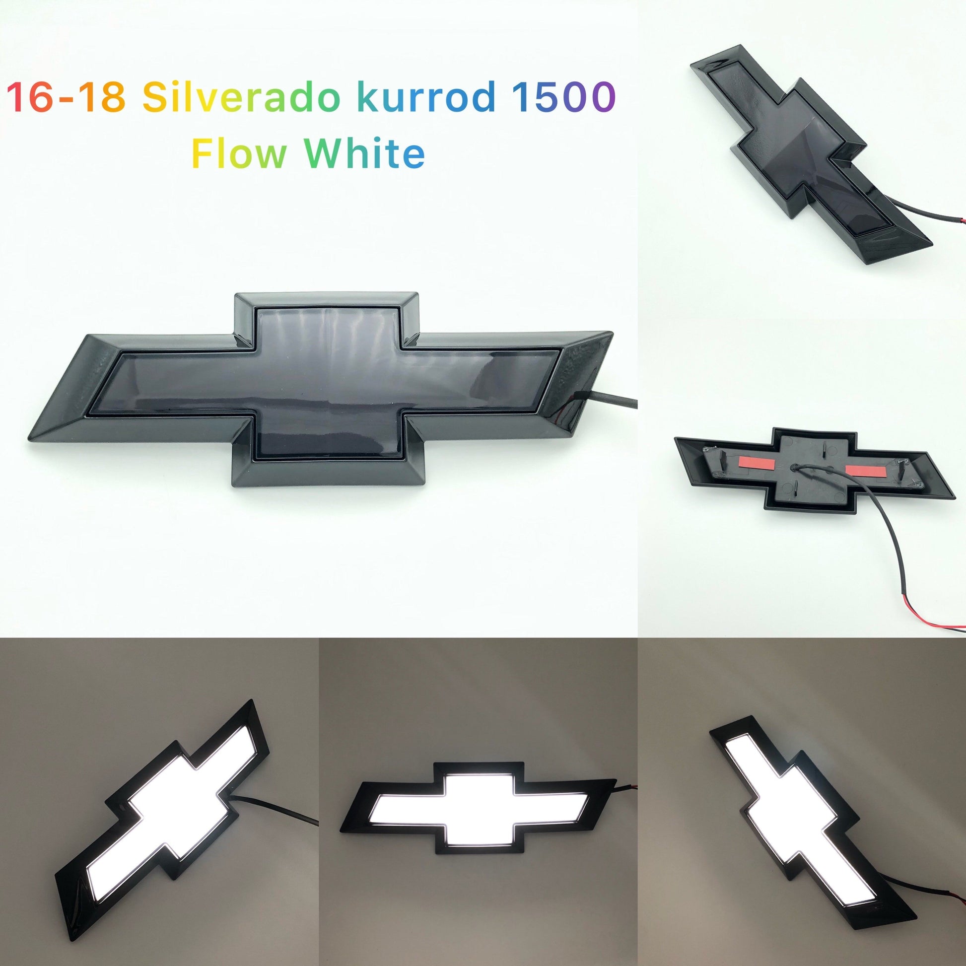 Chevy logo Silverado kurrod 1500 front led chevrolet logo light-3