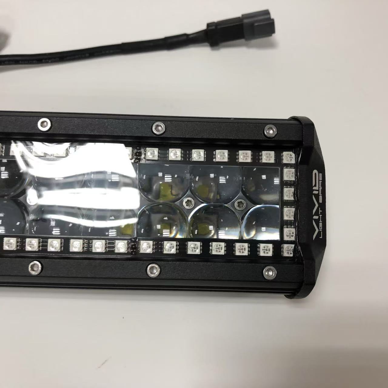 4D RGB Chasing LED Light Bars- slide bracket-4