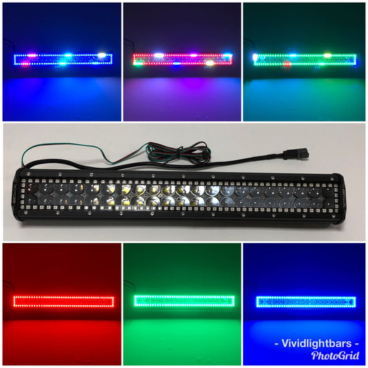 4D RGB Chasing LED Light Bars- slide bracket-1