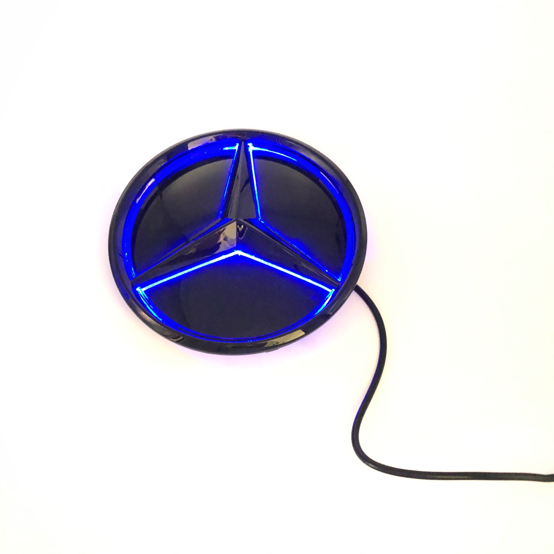 Mercedes-Benz LOGO W213 new E-class E200/E260/E300L modified center grille led front Benz symbol light-7