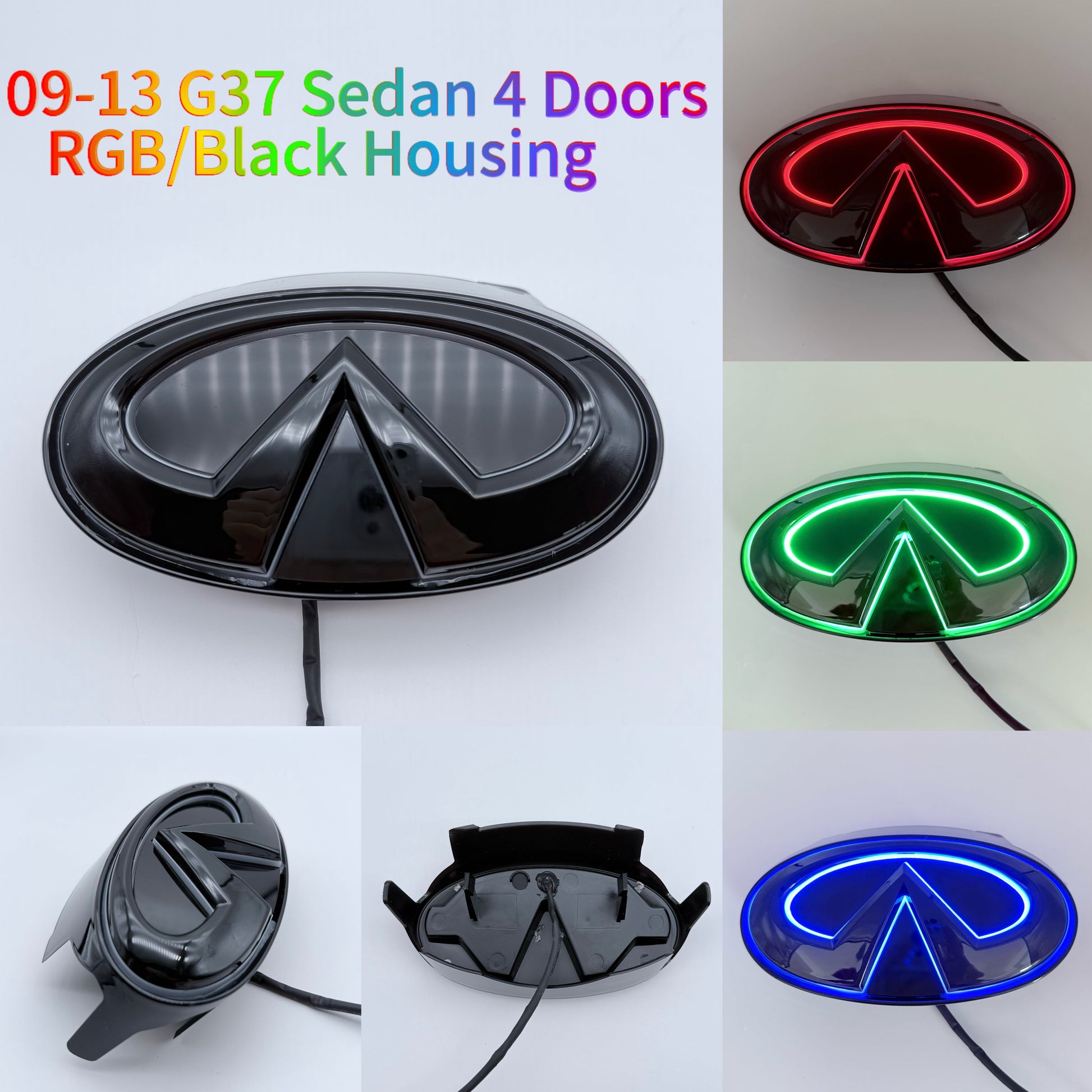 Infiniti logo car led front emblem light-17