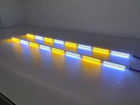 Triple Row LED Running Board Light Stick for Car, Trucks, Emergency Vehicles (2 packs)-0